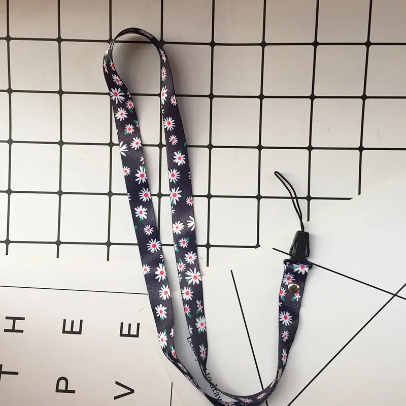 Tfshining Fashion Flowers Mobile Phone Straps Lanyard Neck Strap For Keys DIY Universal Phone Strap Rope For iphone Huawei Phone (5)