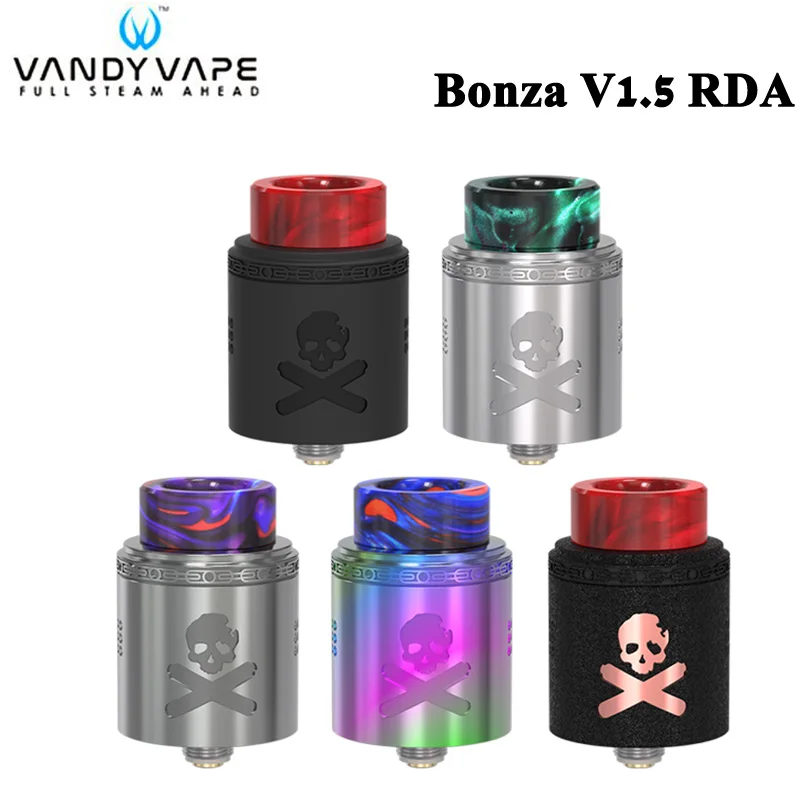 Original Vandy Vape Bonza V1.5 RDA Tank 2ML Vandyvape Atomizer Enlarger Post Dual AFC For E Cigarette 510 Box MOD Squonk Vape
Original Vandy Vape Bonza V1.5 RDA Tank 2ML Vandyvape Atomizer Enlarger Post Dual AFC For E Cigarette 510 Box MOD Squonk Vape