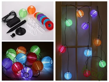 Outdoor Solar Powered 4.2M 10 LED Mini Colorful Lantern String Lighting For Holiday Parties RGB waterproof lamps
Outdoor Solar Powered 4.2M 10 LED Mini Colorful Lantern String Lighting For Holiday Parties RGB waterproof lamps