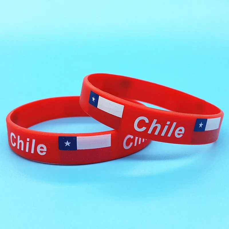 2pcs Chile Flag Wristband Sport ID Silicone Wrist Band Men Rubber Bracelets Bangle Accessories Outdoor Bandera Pulsera Brazalete
2pcs Chile Flag Wristband Sport ID Silicone Wrist Band Men Rubber Bracelets Bangle Accessories Outdoor Bandera Pulsera Brazalete