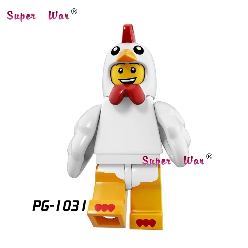 1PCS super heroes Series Chicken Suit Guy collectible building blocks models bricks hobby toys for children kits
1PCS super heroes Series Chicken Suit Guy collectible building blocks models bricks hobby toys for children kits
