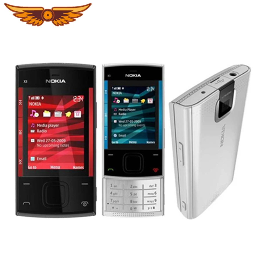 X3 Original Nokia X3-00 Support Russian Keyboard 3.2MP 2.2 Inches 860mAh Bluetooth Slider Refurbished Unlocked Mobile Phone
X3 Original Nokia X3-00 Support Russian Keyboard 3.2MP 2.2 Inches 860mAh Bluetooth Slider Refurbished Unlocked Mobile Phone