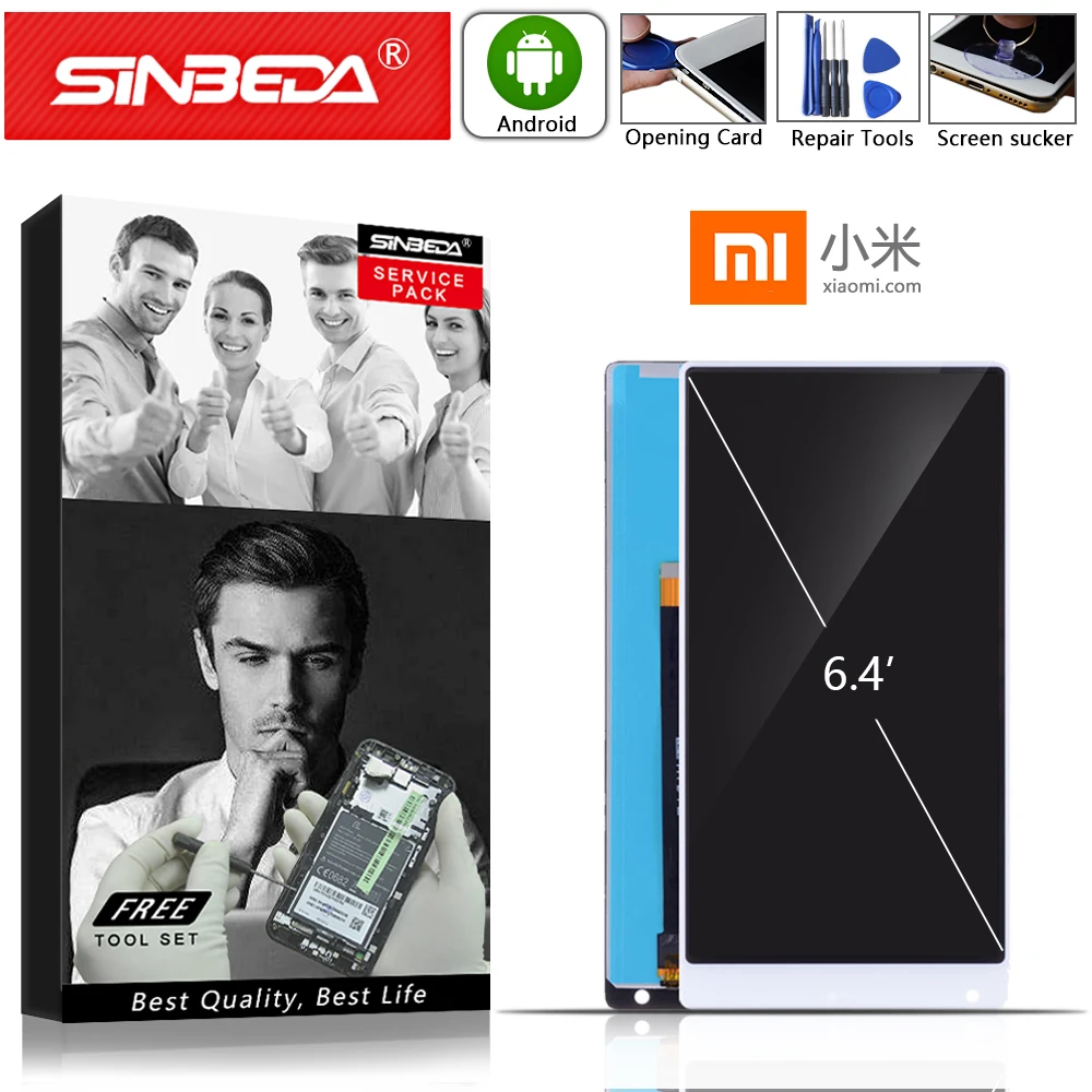 6.4" LCD Display For XIAOMI Mix Touch Screen with Frame with Tools Digitizer Assemble Display Replacement Free Shipping+Tools #
6.4" LCD Display For XIAOMI Mix Touch Screen with Frame with Tools Digitizer Assemble Display Replacement Free Shipping+Tools #