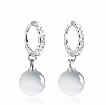 Korean Simple Round Natural Stone Women 925 Sterling Silver Drop Earrings Dangle Eearring for Female Engagement Fashion Jewelry
Korean Simple Round Natural Stone Women 925 Sterling Silver Drop Earrings Dangle Eearring for Female Engagement Fashion Jewelry