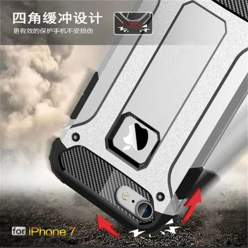 For iPhone 7 6 6S Case Hybrid PC+TPU Armor Back Cover For iPhone 6 6S Plus 7 Plus Case Cover Hard Luxury Shockproof Phone Cases
For iPhone 7 6 6S Case Hybrid PC+TPU Armor Back Cover For iPhone 6 6S Plus 7 Plus Case Cover Hard Luxury Shockproof Phone Cases