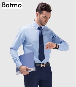 Batmo 2018 new arrival high quality cotton smart shirt men,men's casual blue shirt plus-size 6813
Batmo 2018 new arrival high quality cotton smart shirt men,men's casual blue shirt plus-size 6813