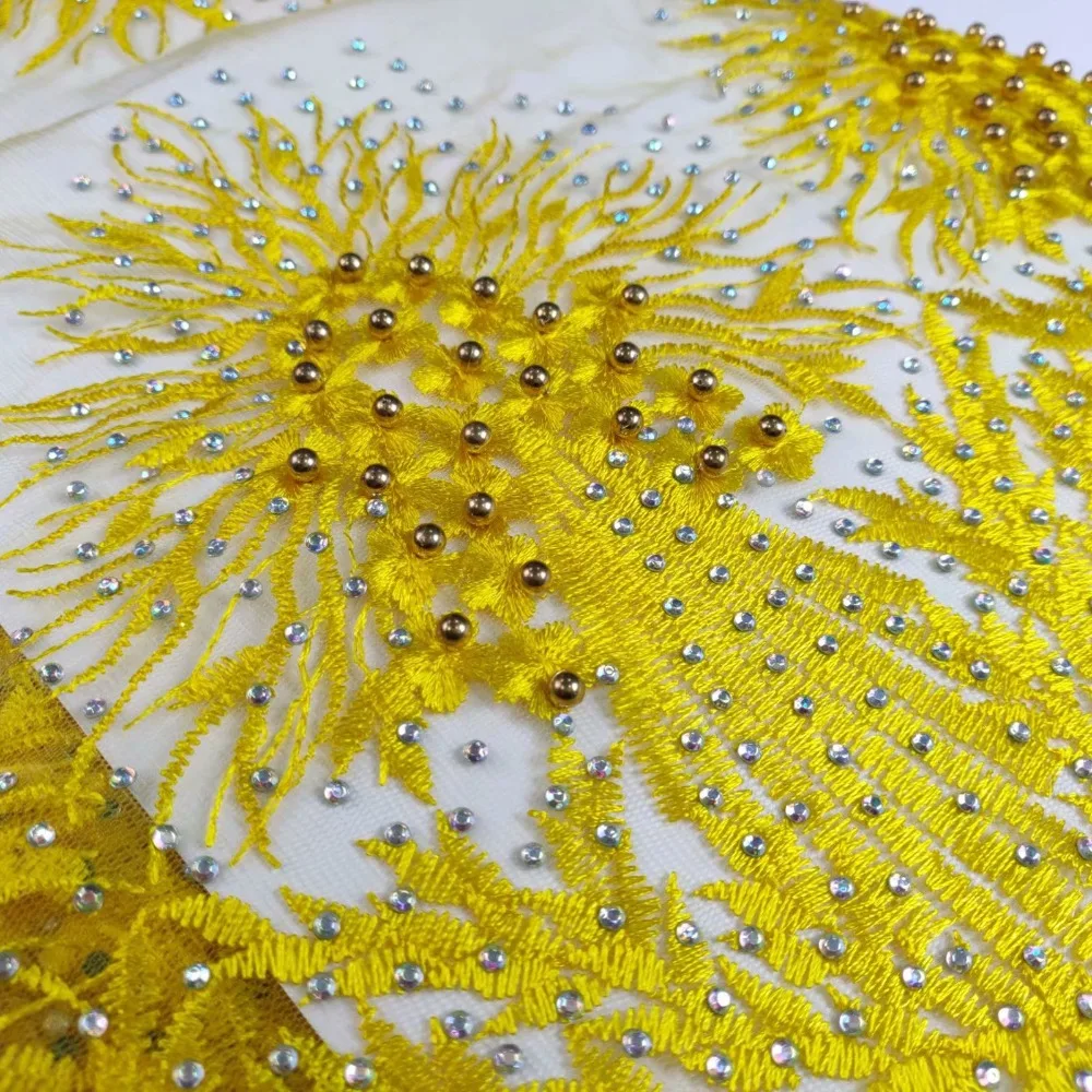2018Top sale fashion Stones Nigerian Lace Fabric Dubai Embroidered French Tulle Lace Latest African Lace Fabric With Beaded GOLD
2018Top sale fashion Stones Nigerian Lace Fabric Dubai Embroidered French Tulle Lace Latest African Lace Fabric With Beaded GOLD