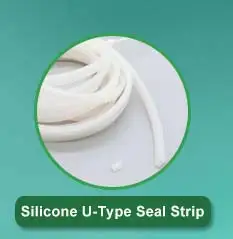 1 U silicone strip