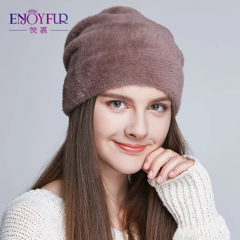 ENJOYFUR Women Hats For Winter Imitate Wool Thick Caps For Female Solid Colors New Brand Skulls beanies
ENJOYFUR Women Hats For Winter Imitate Wool Thick Caps For Female Solid Colors New Brand Skulls beanies