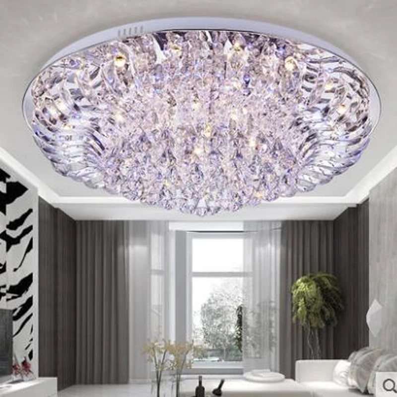 Modern simple atmosphere round crystal living room lamp ceiling lamp LED bedroom study restaurant lighting ceiling fixture led
Modern simple atmosphere round crystal living room lamp ceiling lamp LED bedroom study restaurant lighting ceiling fixture led