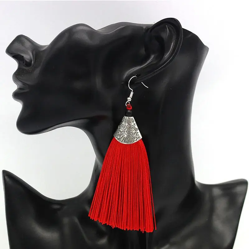 2019 Long Big Dangling Tassel Vintage Earring For Women Boho Jewelry Earring Tassels Bridal Fringed European Women Accessories
2019 Long Big Dangling Tassel Vintage Earring For Women Boho Jewelry Earring Tassels Bridal Fringed European Women Accessories