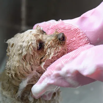 Rubber Pet Brush Glove Deshedding Gentle Efficient Pet Grooming Glove Dog Bath Cat Cleaning Pet Glove Dog Combs Bath Brush
Rubber Pet Brush Glove Deshedding Gentle Efficient Pet Grooming Glove Dog Bath Cat Cleaning Pet Glove Dog Combs Bath Brush