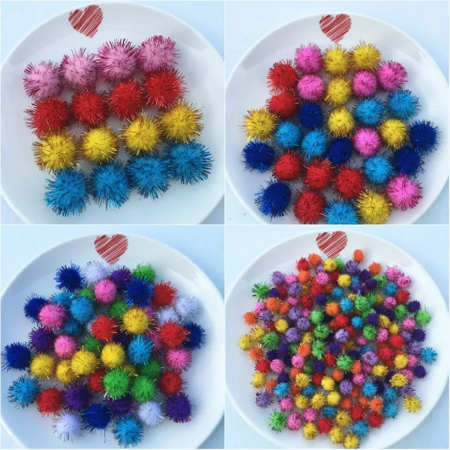 Pompon 10mm 15mm 20mm 25mm 30mm Christmas Pompom Furball Craft DIY Soft Pom Poms For Child Christmas Decoration Accessories 20g
Pompon 10mm 15mm 20mm 25mm 30mm Christmas Pompom Furball Craft DIY Soft Pom Poms For Child Christmas Decoration Accessories 20g