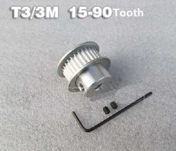 HTD3M 30 Teeth Pitch 3mm Bore 6mm 6.35mm 8mm Synchronizing wheel Timing Pulleys for Stepper Servo motor ROBOTIC 3D Printer
HTD3M 30 Teeth Pitch 3mm Bore 6mm 6.35mm 8mm Synchronizing wheel Timing Pulleys for Stepper Servo motor ROBOTIC 3D Printer