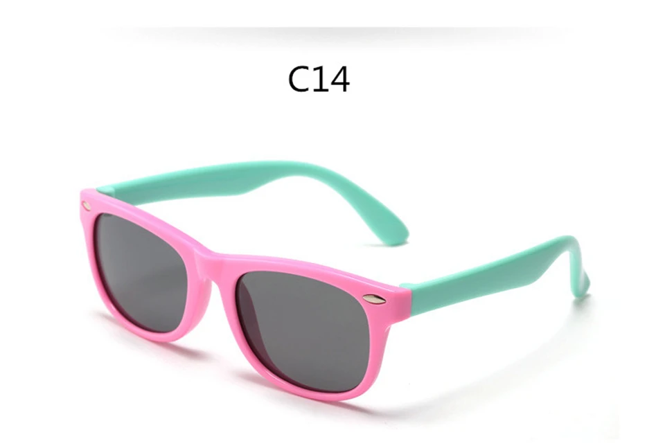 ALIKIAI Girls Sunglasses Kids Sun glasses Children Glasses Polarized Lenses Girls Boys Silicone UV400 Child Mirror Baby Eyewear (23)