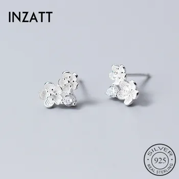 INZATT Romantic Exquisite Flower Zircon Stud Earrings For Women Anniversary Party Charm 925 Sterling Silver Jewelry Gold Color
INZATT Romantic Exquisite Flower Zircon Stud Earrings For Women Anniversary Party Charm 925 Sterling Silver Jewelry Gold Color
