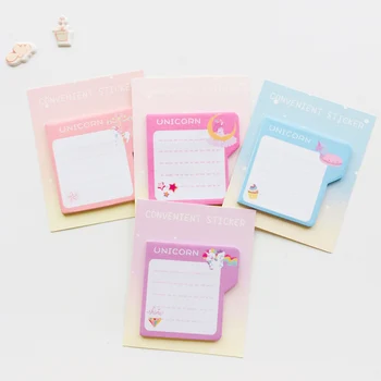 30 Sheets Unicorn Memo Pads Plan Message Writing Sticky Notes Marker Stick Label School Office Supply
30 Sheets Unicorn Memo Pads Plan Message Writing Sticky Notes Marker Stick Label School Office Supply