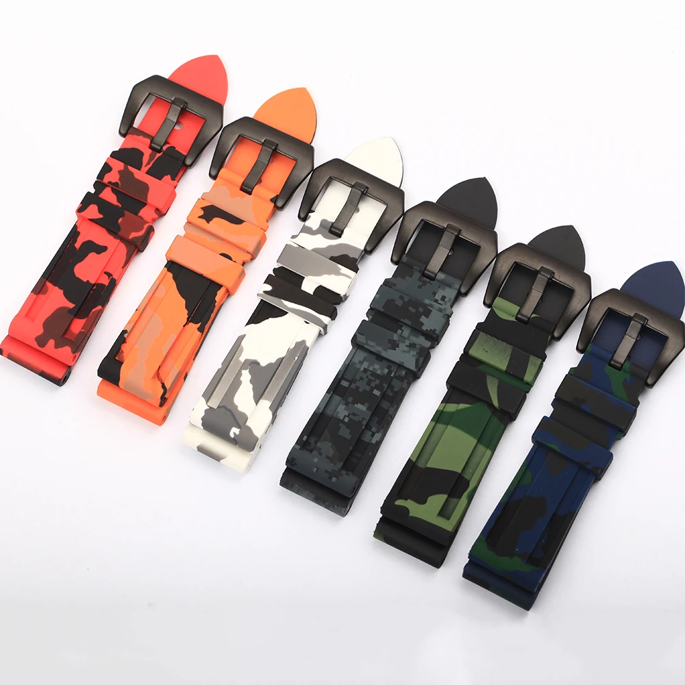 26mm 22mm 24mm Camouflage Colorful Fashion Rubber Watchband For Men Watch Strap Black,Blue,Green,Orange,White,Red Watch Band
26mm 22mm 24mm Camouflage Colorful Fashion Rubber Watchband For Men Watch Strap Black,Blue,Green,Orange,White,Red Watch Band