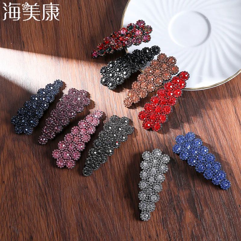 Haimeikang Hot 2019 Cute Elegant Crystal Word Folder Hairpin Fashion Pentagram Hair Clip For Women Girl Boho Hair Accessories
Haimeikang Hot 2019 Cute Elegant Crystal Word Folder Hairpin Fashion Pentagram Hair Clip For Women Girl Boho Hair Accessories