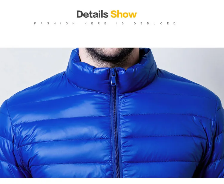 Aolamegs Men Winter Down Jacket Ultralight Thin White Duck Down Coat Solid Color Feather Jackets Male Windproof Warm Outwear 3XL (18)