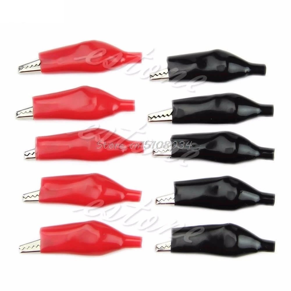 10Pcs 45mm Alligator Leads Crocodile Test Clip for Electrical Jumper Wire Cable S08 Wholesale&DropShip
10Pcs 45mm Alligator Leads Crocodile Test Clip for Electrical Jumper Wire Cable S08 Wholesale&DropShip