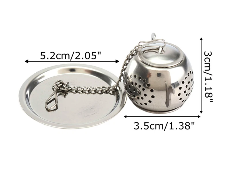 Cute Stainless Steel Tea Strainer Teapot Shape Tea Leaf Infuser Durable Tea Ball Herb Spice Filter Tea Accessories Lovely Gifts (7)