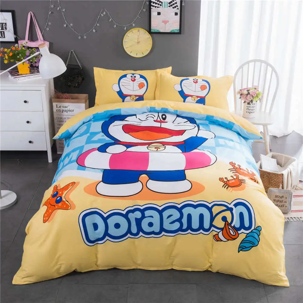 Buy Best Doraemon Beach Bedding Set Bedspreads Girls Childrens Bed