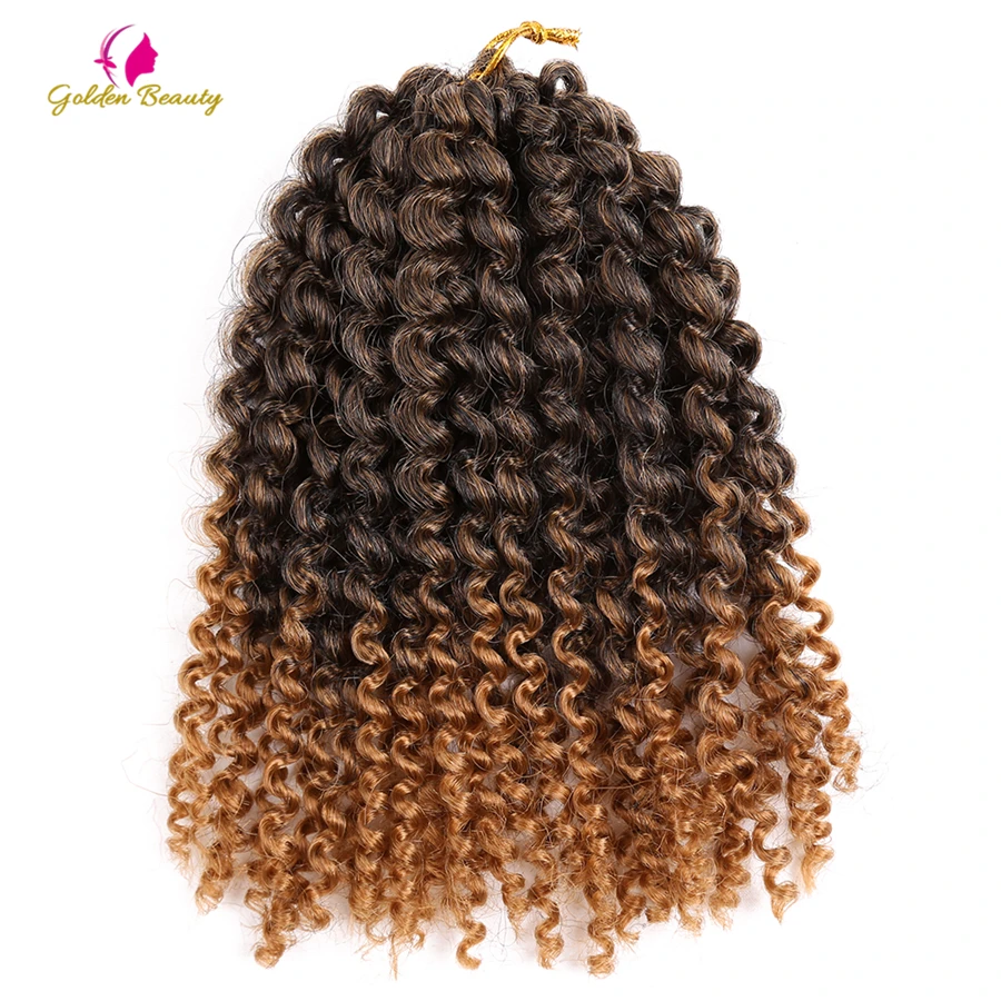 Golden Beauty 8inch Curly Crochet Hair Extensions Crochet Braids Kinky Twist Synthetic Braiding Hair 20 strands/piece
Golden Beauty 8inch Curly Crochet Hair Extensions Crochet Braids Kinky Twist Synthetic Braiding Hair 20 strands/piece