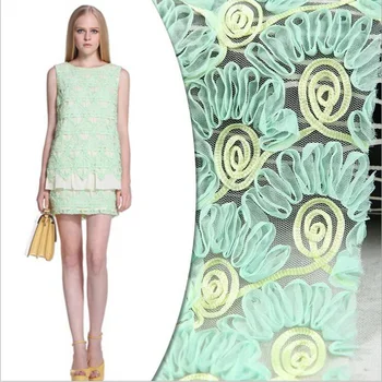 Helical Ribbons 3D Embroidered Mesh Lace Fabric For Dress African Fabrics Sewing Fashion Cloth High Quality Jacquard Fabric
Helical Ribbons 3D Embroidered Mesh Lace Fabric For Dress African Fabrics Sewing Fashion Cloth High Quality Jacquard Fabric