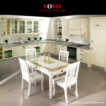 French kitchen cabinet in white color