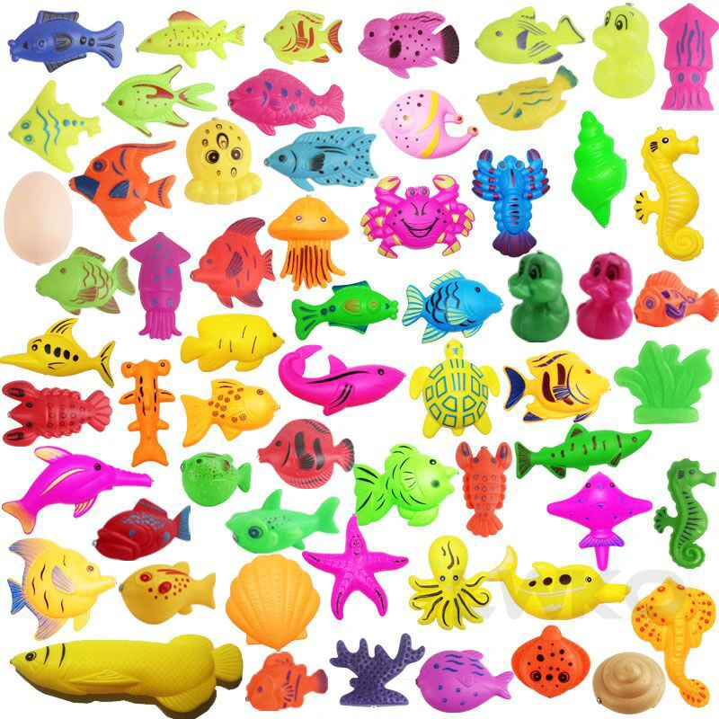 LWKO Fish Toy Magnetic Fishing Toys Games Plastic 3D With Rod Net Tricks Parent Kids Fun toy Outdoor Educational For Child Gifts
LWKO Fish Toy Magnetic Fishing Toys Games Plastic 3D With Rod Net Tricks Parent Kids Fun toy Outdoor Educational For Child Gifts
