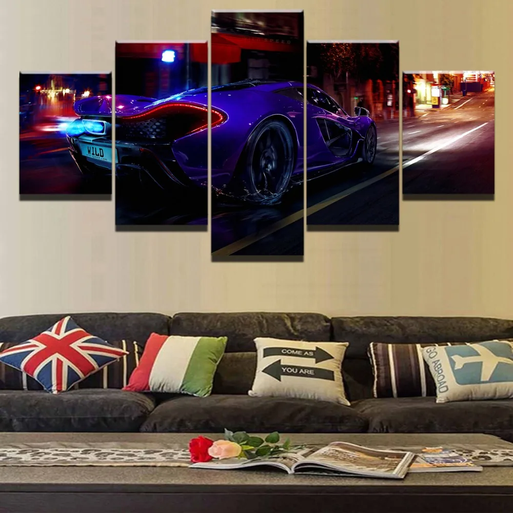 Wall Art HD Printed Modular Pictures Framework 5 Pieces Blue McLare P1 Sport Car Poster Canvas Painting Home Decor Living Room 
Wall Art HD Printed Modular Pictures Framework 5 Pieces Blue McLare P1 Sport Car Poster Canvas Painting Home Decor Living Room