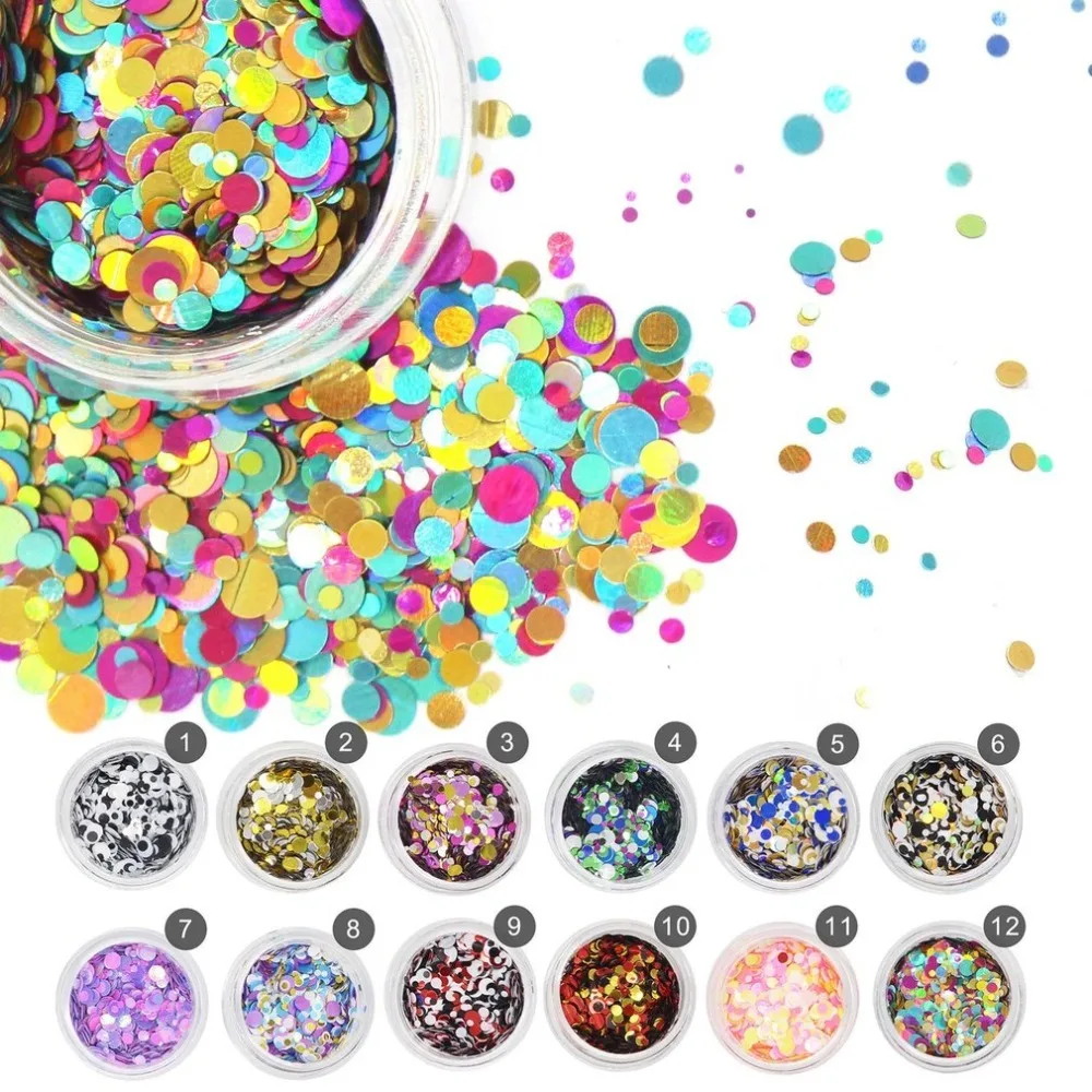 Nail Art Sticker Patch Ultra Thin Sequins Glitter Mini Paillette Elegant Round Shape Finger Shinning Tips Manicure Decorations
Nail Art Sticker Patch Ultra Thin Sequins Glitter Mini Paillette Elegant Round Shape Finger Shinning Tips Manicure Decorations