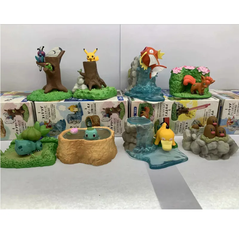 8Box/Set Cute Anime Character Pika Bulbasaur pkm Action Figure Toys Capsule toys Stump Model Decoration
8Box/Set Cute Anime Character Pika Bulbasaur pkm Action Figure Toys Capsule toys Stump Model Decoration