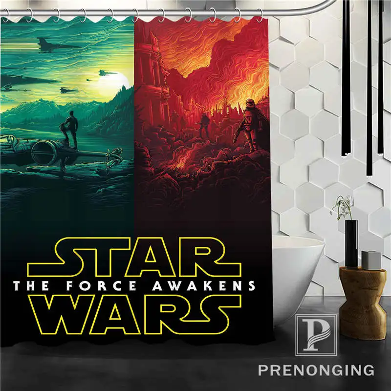 Personalized Custom Star War Movie Shower Curtain Home Decor Bathing Curtains Cloth Waterproof Polyester @W04 S171218-11
Personalized Custom Star War Movie Shower Curtain Home Decor Bathing Curtains Cloth Waterproof Polyester @W04 S171218-11