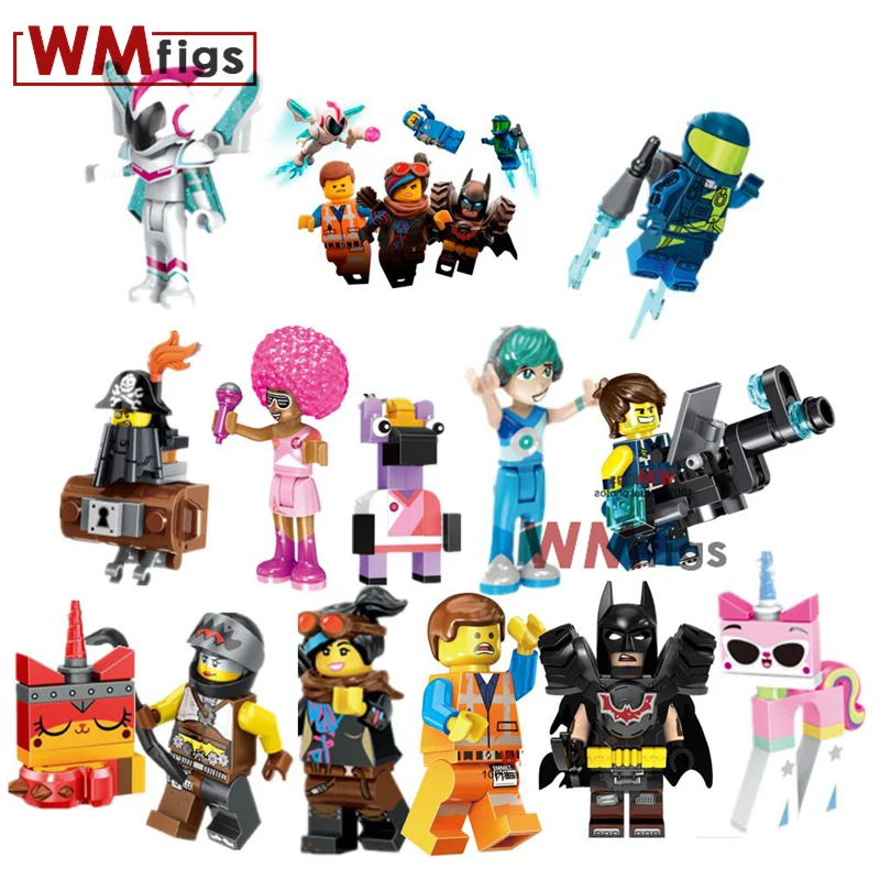 Emmet Wyldstyle Movie 2 Anime Sweet Mayhem Rex Melody Disco Unikitty Sharkira Metalbeard Building Blocks Kids Cartoon Toys Gift
Emmet Wyldstyle Movie 2 Anime Sweet Mayhem Rex Melody Disco Unikitty Sharkira Metalbeard Building Blocks Kids Cartoon Toys Gift