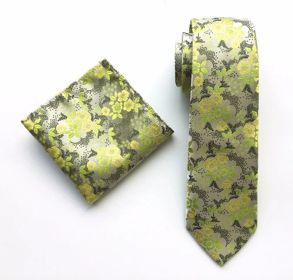 Модный мужской роскошный набор галстуков с цветочным рисунком галстук вышивкой