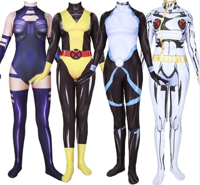 X-MEN Storm Shadowcat Kitty Pryde Domino Psylocke Jean Grey Dark Phoenix Mystique X-23 Laura Kinney Rogue Xmen Cosplay Costumes
X-MEN Storm Shadowcat Kitty Pryde Domino Psylocke Jean Grey Dark Phoenix Mystique X-23 Laura Kinney Rogue Xmen Cosplay Costumes