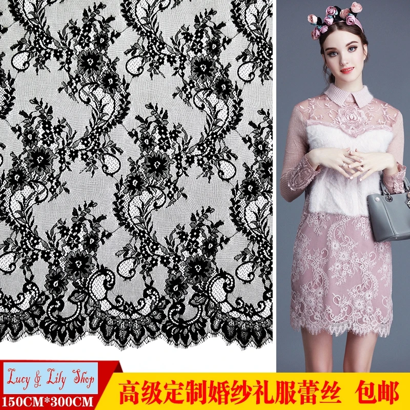 2015 French Bridal Lace Fabric Chantilly French Bridal Fabric Gown for Wedding Dresses
2015 French Bridal Lace Fabric Chantilly French Bridal Fabric Gown for Wedding Dresses