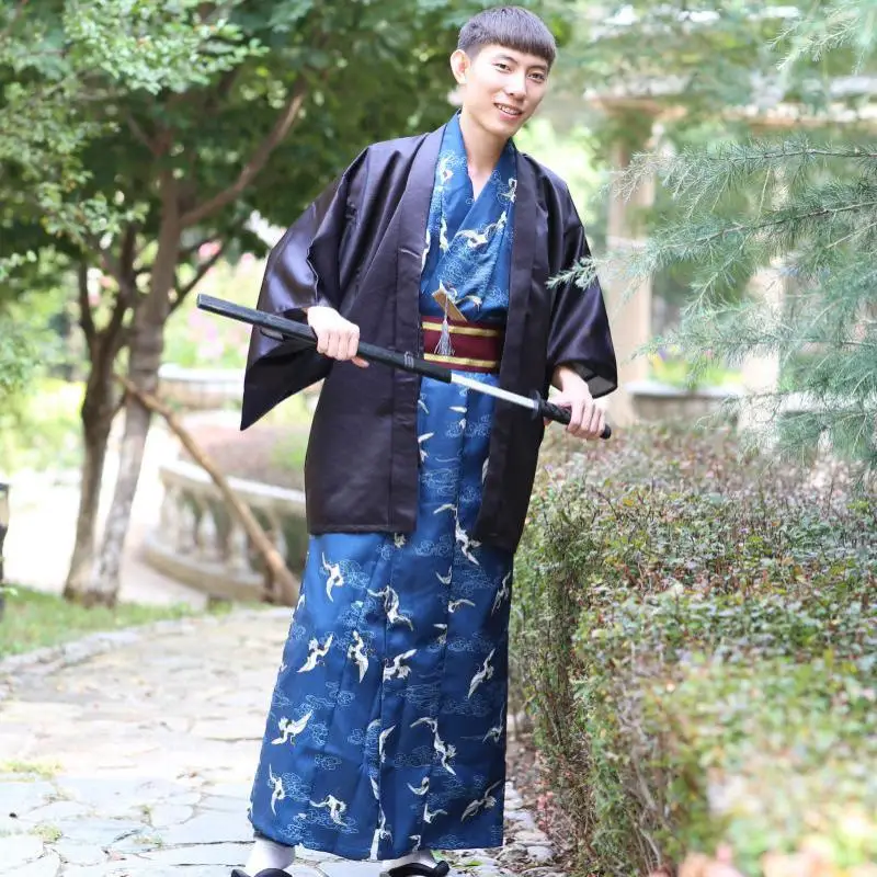 Autumn Winter New Men Clothing Japanese Style Kimono Male Formal Wear Traditional Cospaly Costumes Yukata Haori Warrior Clothes
Autumn Winter New Men Clothing Japanese Style Kimono Male Formal Wear Traditional Cospaly Costumes Yukata Haori Warrior Clothes