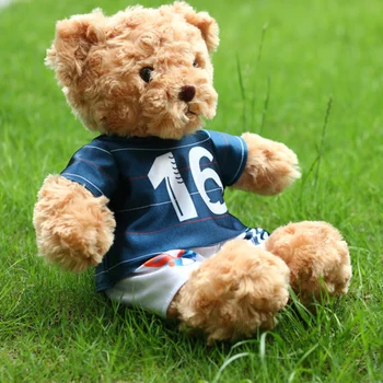2016 sitting height 25cm soccer Memorial bear, teddy bear plush toy, teddy bear doll dress,free shipping!
2016 sitting height 25cm soccer Memorial bear, teddy bear plush toy, teddy bear doll dress,free shipping!