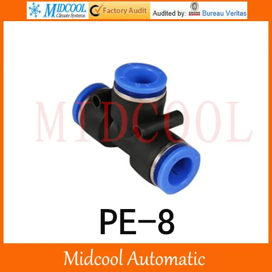 Quick connector PE-8,8mm T thread three-way pipe joint plastic socket pneumatic hose components,air fitting
Quick connector PE-8,8mm T thread three-way pipe joint plastic socket pneumatic hose components,air fitting