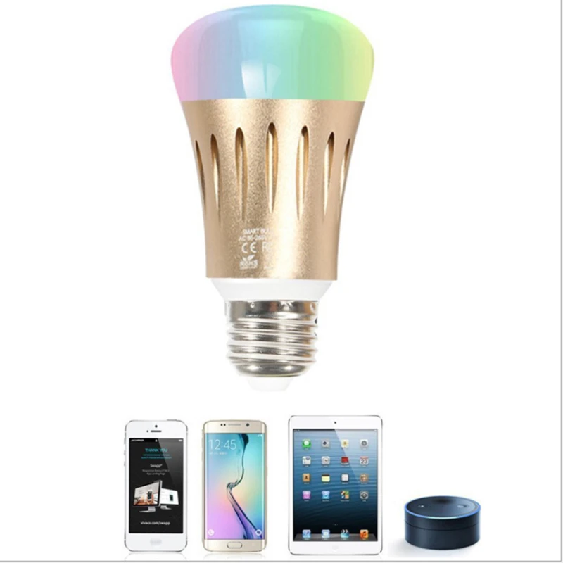 Newest 7W Smart LED Light Bulb E27/E14/B22 WiFi Remote Control for Amazon Alexa @8 JD9
Newest 7W Smart LED Light Bulb E27/E14/B22 WiFi Remote Control for Amazon Alexa @8 JD9