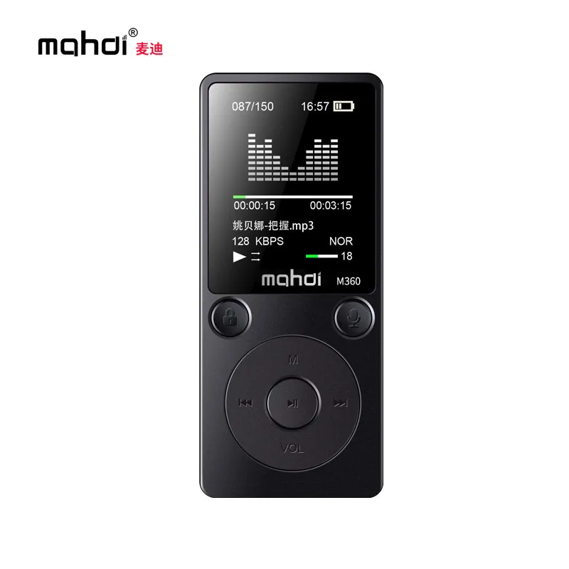 Mahdi m360 HIFI MP3 Player Metal Portable Audio Player 1.8" Screen 8GB OTG Built-in Speaker Support FM Radio eBook Recording
Mahdi m360 HIFI MP3 Player Metal Portable Audio Player 1.8" Screen 8GB OTG Built-in Speaker Support FM Radio eBook Recording