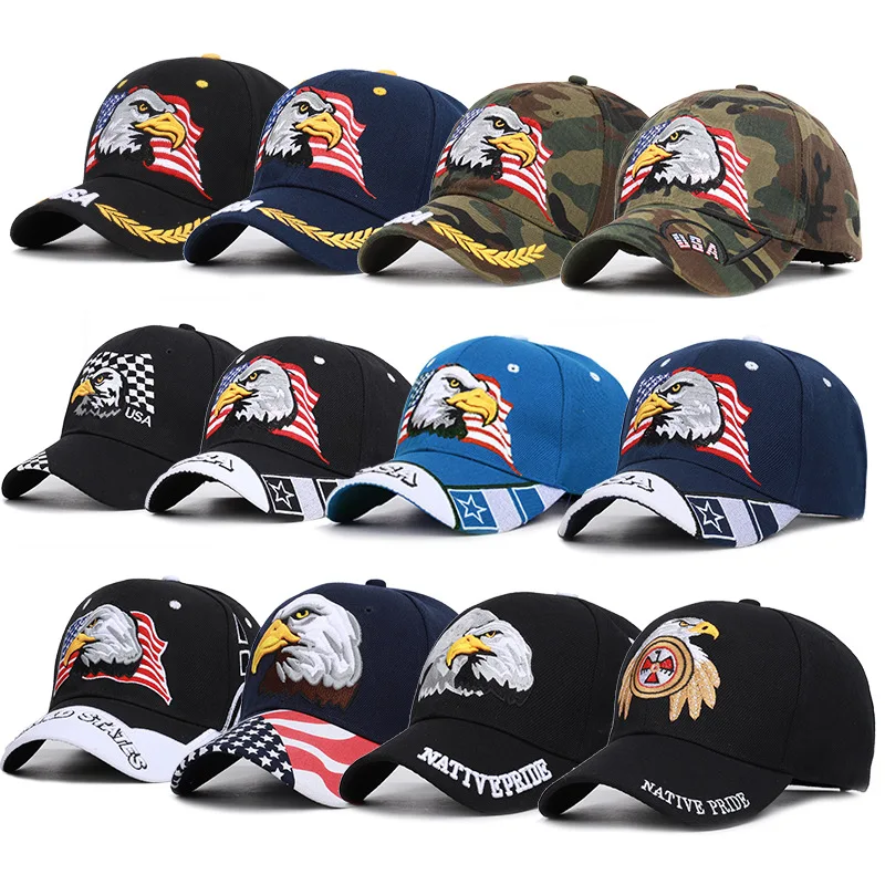 2019 New Summer Men Baseball Cap Eagle Embroidery Hunting Snapback Hat For Women Hip Hop Caps Adjustable Golf Sports Hat Bone
2019 New Summer Men Baseball Cap Eagle Embroidery Hunting Snapback Hat For Women Hip Hop Caps Adjustable Golf Sports Hat Bone