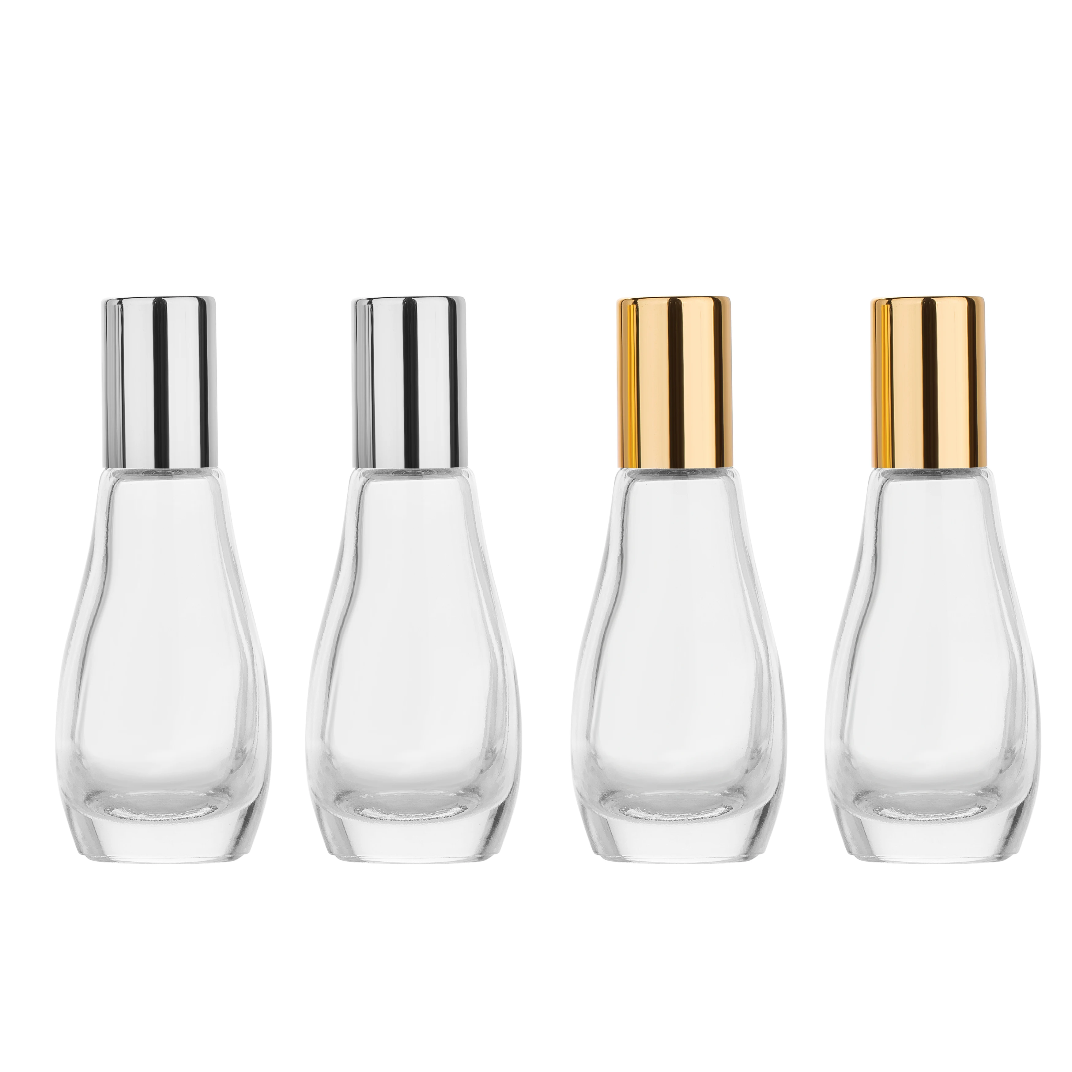 MUB- 12ml Mini Essential Oils Metal Roller Ball Glass Perfume Bottles Gold Silver Cap Traveler Empty Roll-On Refillable Bottles 
MUB- 12ml Mini Essential Oils Metal Roller Ball Glass Perfume Bottles Gold Silver Cap Traveler Empty Roll-On Refillable Bottles