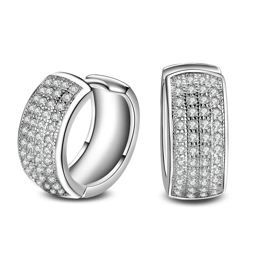 Women 925 Sterling Silver Cubic Zirconia Hoop Earrings for Wedding Jewelry Fashion Brand S925 Silver Earring Jewelry Gift
Women 925 Sterling Silver Cubic Zirconia Hoop Earrings for Wedding Jewelry Fashion Brand S925 Silver Earring Jewelry Gift