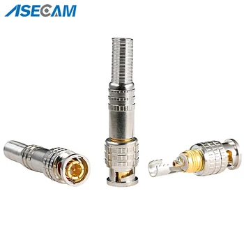 CCTV Accessories PURE COPPER Soldering BNC Video Male Connector Plug to RG59 Coaxial Cable Coupler Adapter for Security Camera
CCTV Accessories PURE COPPER Soldering BNC Video Male Connector Plug to RG59 Coaxial Cable Coupler Adapter for Security Camera