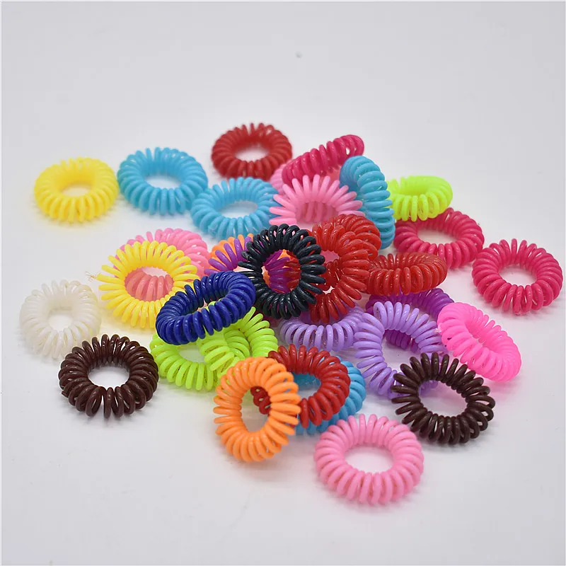 (50pcs) Hot Sale Solid candy color hair scrunchies rope for girls elastic telephone wire hairband headwear in small size
(50pcs) Hot Sale Solid candy color hair scrunchies rope for girls elastic telephone wire hairband headwear in small size