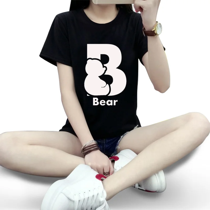 Kawaii cute Bear printed 2019 summer t shirt women tops short sleeve o-neck cartoon clothing for women tees plus size
Kawaii cute Bear printed 2019 summer t shirt women tops short sleeve o-neck cartoon clothing for women tees plus size